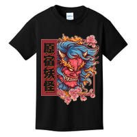 Japanese Harajuku Yokai Oni Monster Kids T-Shirt