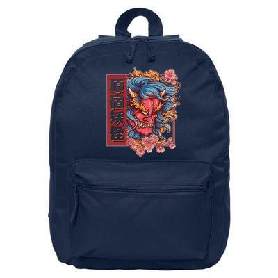 Japanese Harajuku Yokai Oni Monster 16 in Basic Backpack