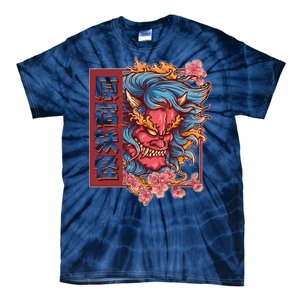 Japanese Harajuku Yokai Oni Monster Tie-Dye T-Shirt