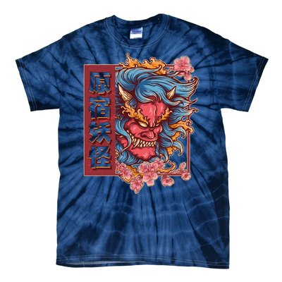 Japanese Harajuku Yokai Oni Monster Tie-Dye T-Shirt