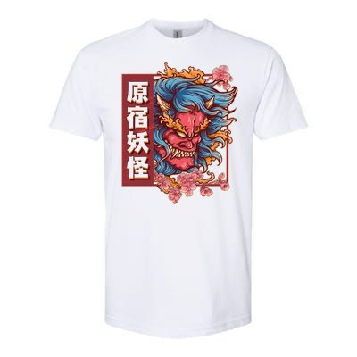 Japanese Harajuku Yokai Oni Monster Softstyle CVC T-Shirt