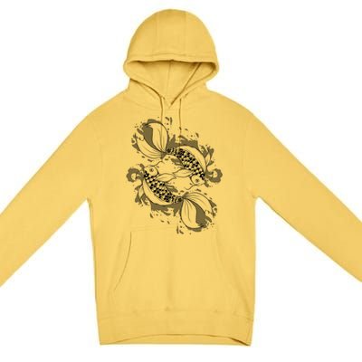 Japanese Koi Pisces Premium Pullover Hoodie