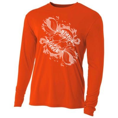 Japanese Koi Pisces Cooling Performance Long Sleeve Crew