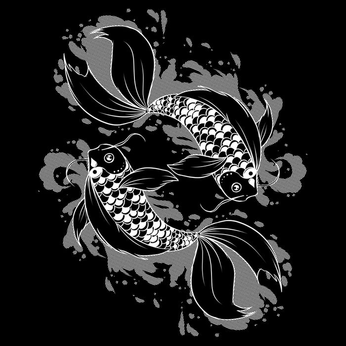 Japanese Koi Pisces Doggie Tank