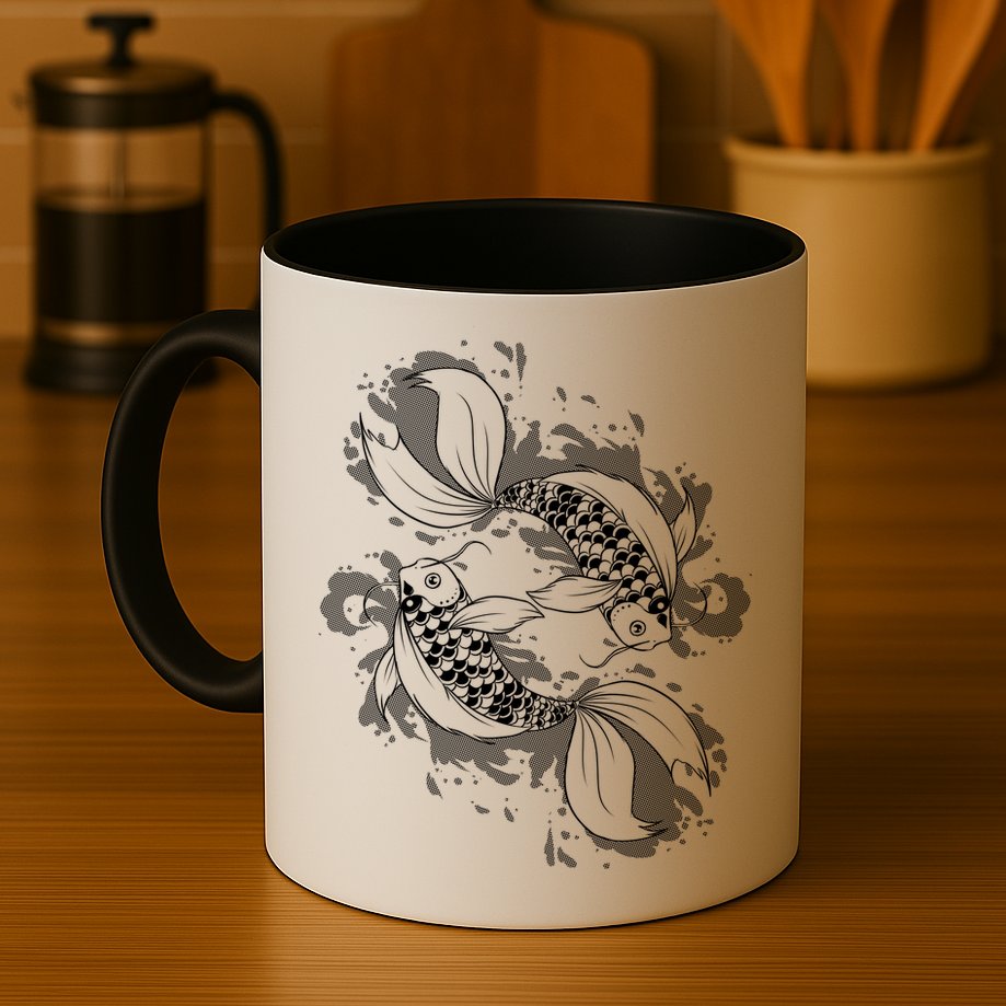 Japanese Koi Pisces Mug