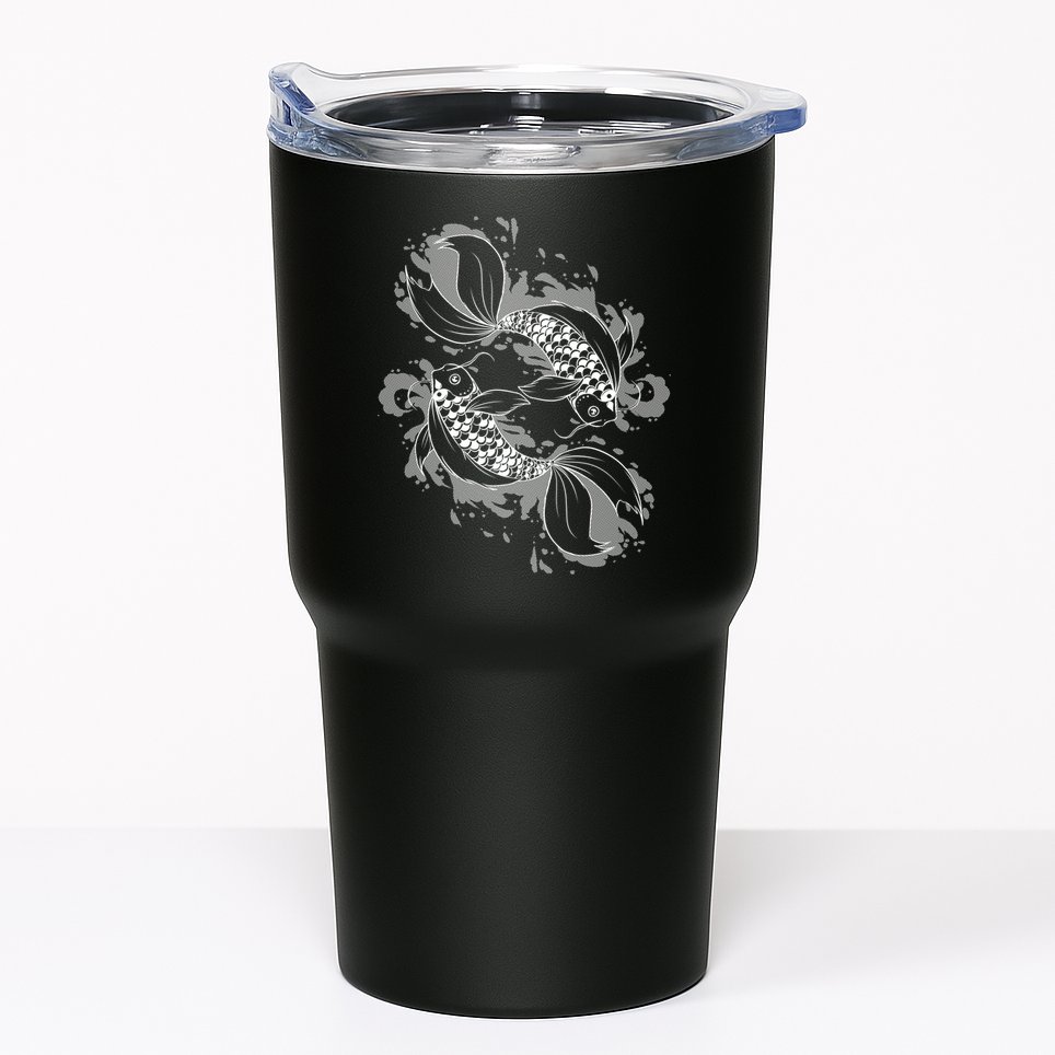 Japanese Koi Pisces Tumbler