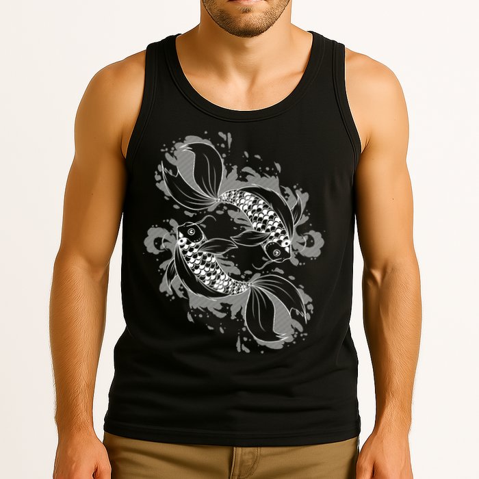 Japanese Koi Pisces Tank Top