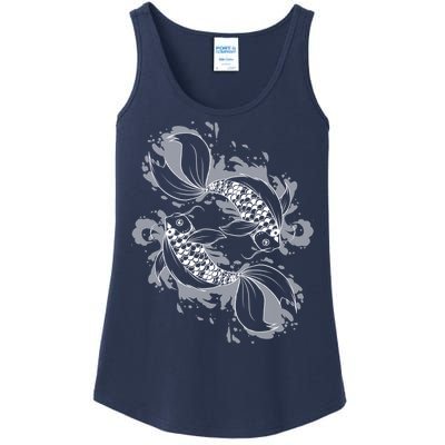 Japanese Koi Pisces Ladies Essential Tank