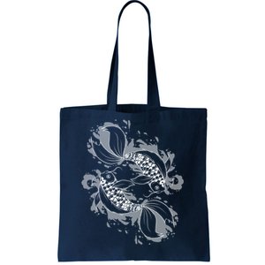 Japanese Koi Pisces Tote Bag