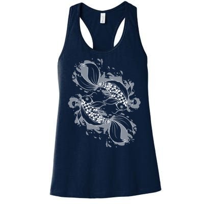 Japanese Koi Pisces Women's Racerback Tank