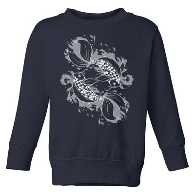 Japanese Koi Pisces Toddler Sweatshirt