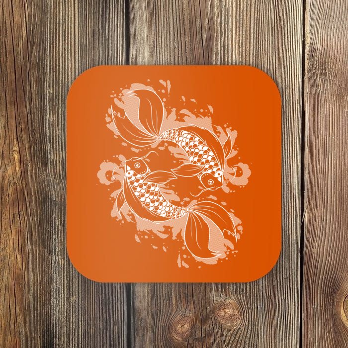 Japanese Koi Pisces Coaster