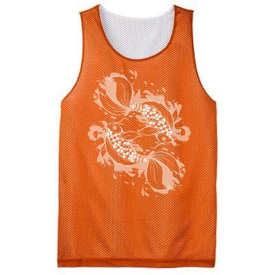 Japanese Koi Pisces Mesh Reversible Basketball Jersey Tank