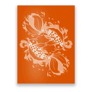 Japanese Koi Pisces Poster