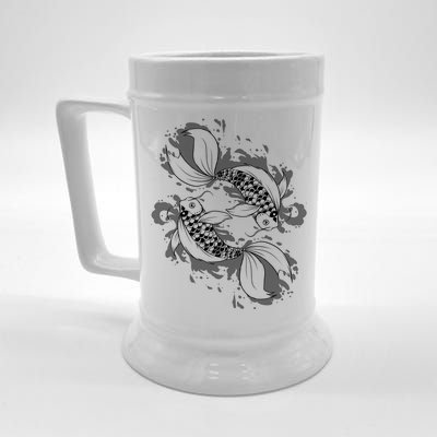 Japanese Koi Pisces Beer Stein