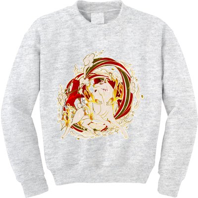 Japanese Mythology Okami Wolf Kids Sweatshirt