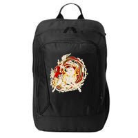 Japanese Mythology Okami Wolf City Backpack