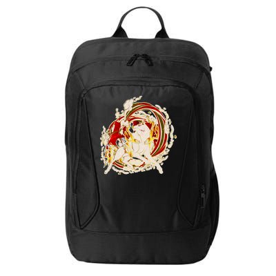 Japanese Mythology Okami Wolf City Backpack