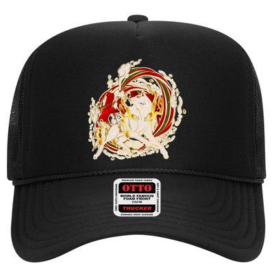 Japanese Mythology Okami Wolf Trucker Hat