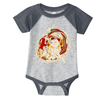 Japanese Mythology Okami Wolf Infant Baby Jersey Bodysuit