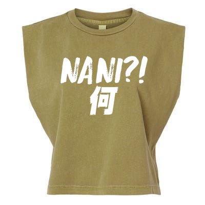 Japanese NANI WHAT Garment-Dyed Women's Muscle Tee