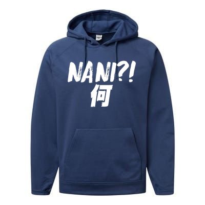 Japanese NANI WHAT Performance Fleece Hoodie