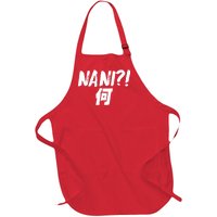 Japanese NANI WHAT Full-Length Apron With Pockets