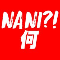 Japanese NANI WHAT Flat Bill Trucker Hat