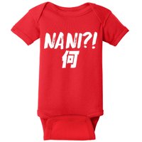 Japanese NANI WHAT Baby Bodysuit