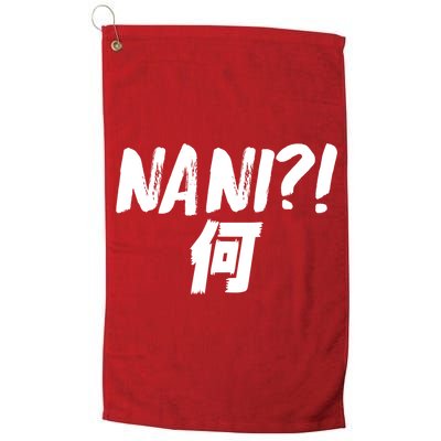 Japanese NANI WHAT Golf Towel