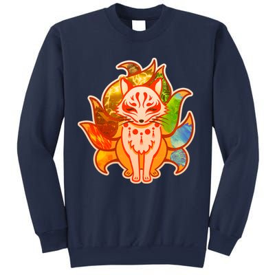 Japanese Nine Tails Kitsune Fox Elements Seasons Sweatshirt