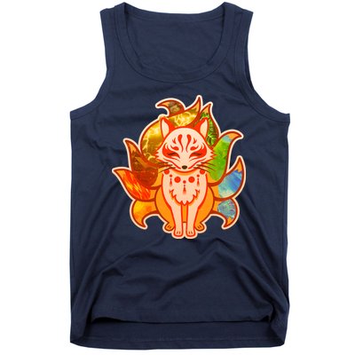 Japanese Nine Tails Kitsune Fox Elements Seasons Tank Top