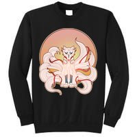 Japanese Nine Tails Kitsune Fox Emblem Pattern Sweatshirt