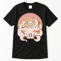 Japanese Nine Tails Kitsune Fox Emblem Pattern Tall T-Shirt