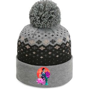 Japanese Photo Temple The Baniff Cuffed Pom Beanie