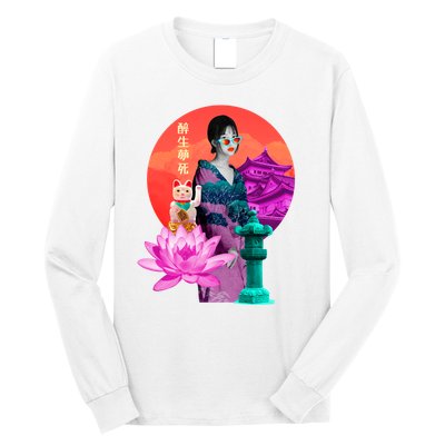 Japanese Photo Temple Long Sleeve Shirt