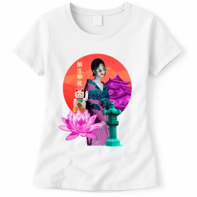 Japanese Photo Temple Womens T-Shirt