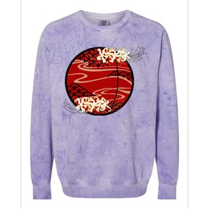 Japanese Spider Lily Colorblast Crewneck Sweatshirt