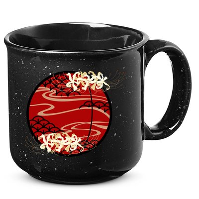 Japanese Spider Lily 15oz Campfire Ceramic Mug