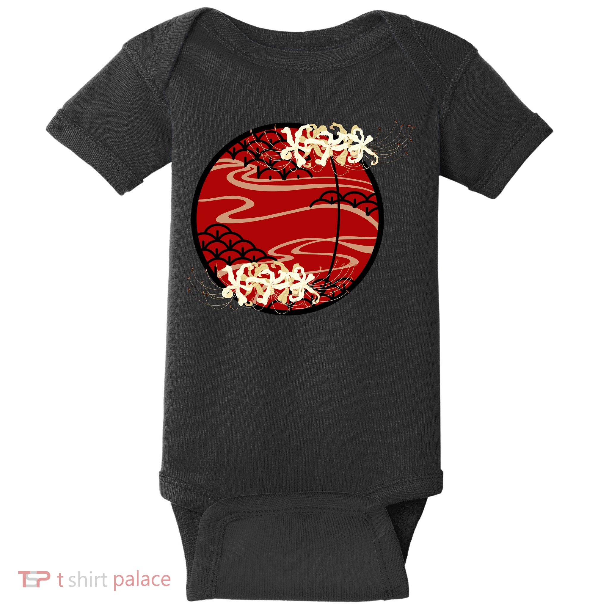 Japanese Spider Lily Baby Bodysuit