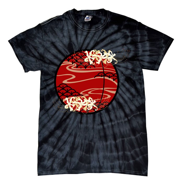 Japanese Spider Lily Tie-Dye T-Shirt