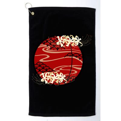 Japanese Spider Lily Golf Towel