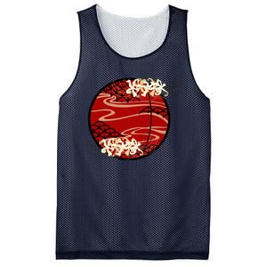 Japanese Spider Lily Mesh Reversible Basketball Jersey Tank