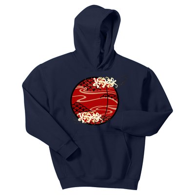 Japanese Spider Lily Kids Hoodie