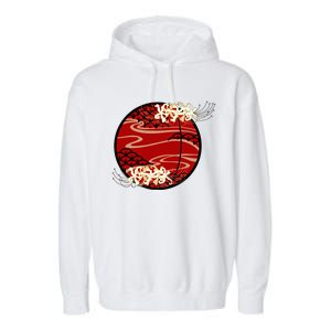 Japanese Spider Lily Garment-Dyed Fleece Hoodie