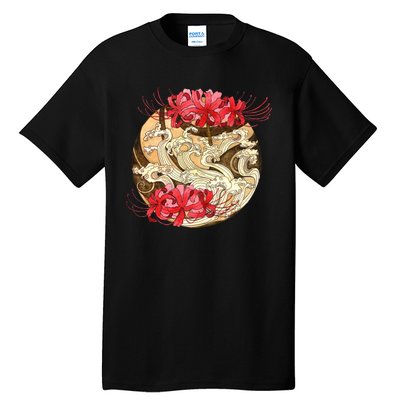 Japanese Spider Lily Watercolor Tall T-Shirt