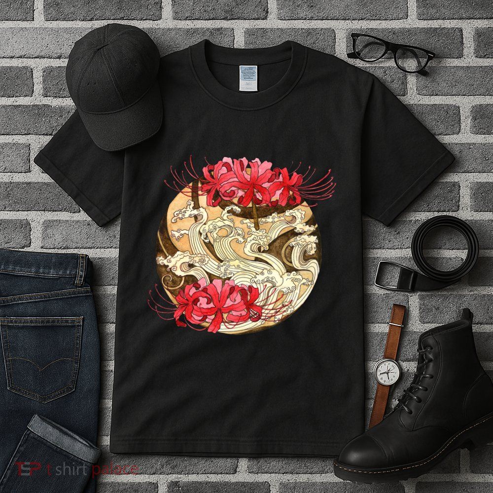 Japanese Spider Lily Watercolor Tall T-Shirt