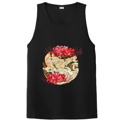 Japanese Spider Lily Watercolor PosiCharge Competitor Tank