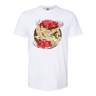 Japanese Spider Lily Watercolor Softstyle® CVC T-Shirt