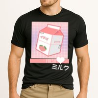 Japanese Vaporwave Strawberry Milk Box Cooling Performance Crew T-Shirt